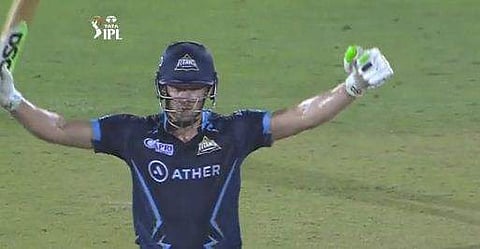 ഗുജറാത്ത് ടൈറ്റന്‍സ് താരം ഡേവിഡ് മില്ലര്‍: IMAGE CREDIT/ Indian Premier League