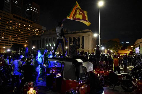ശ്രീലങ്കയിലെ ജനകീയ പ്രക്ഷോഭം ശക്തമാകുന്നു/ എഎഫ്പി ചിത്രം