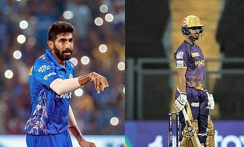 ബൂമ്ര, നിതീഷ് റാണ/ഫോട്ടോ: ട്വിറ്റര്‍