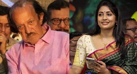 ടിപി മാധവൻ/ ടെലിവിഷൻ ദൃശ്യം, നവ്യ നായർ/ ഫേയ്സ്ബുക്ക്