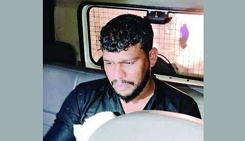 അറസ്റ്റിലായ ഷമീര്‍/ ടിവി ദൃശ്യം