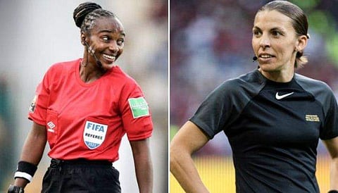 ഖത്തര്‍ ലോകകപ്പില്‍ വനിതാ റഫറിമാരും/ഫോട്ടോ: ട്വിറ്റര്‍