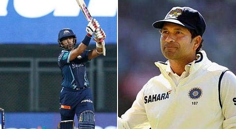 വൃധിമാന്‍ സാഹ, സച്ചിന്‍ ടെണ്ടുല്‍ക്കര്‍/ഫോട്ടോ: ട്വിറ്റര്‍