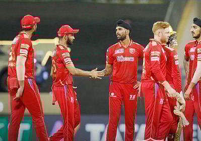 പഞ്ചാബ് കിങ്‌സിന്റെ ആഹ്ലാദ പ്രകടനം, image credit: Indian Premier League