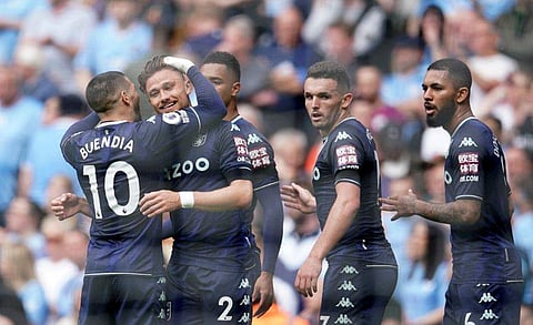 ​ഗോൾ നേട്ടം ആഘോഷിക്കുന്ന ആസ്റ്റൻ വില്ല താരങ്ങൾ/ ചിത്രം: പിടിഐ