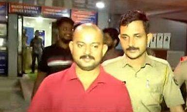 പിടിയിലായ പട്ടാമ്പി സ്വദേശി/ ടെലിവിഷൻ ദൃശ്യം