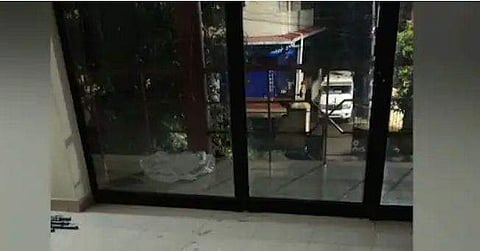 സിപിഎം ഓഫീസിന് നേര്‍ക്കുണ്ടായ ആക്രമണം/ ടിവി ദൃശ്യം