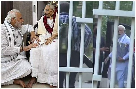 മോദി അമ്മയ്‌ക്കൊപ്പം, വീഡിയോ സ്‌ക്രീന്‍ഷോട്ട് 