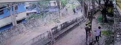 സംഘര്‍ഷത്തിന്റെ സിസിടിവി ദൃശ്യം