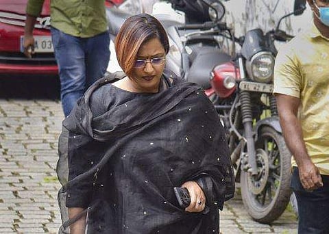 ചോദ്യം ചെയ്യലിനായി ഇഡി ഓഫീസിലെത്തിയ സ്വപ്‌ന സുരേഷ്‌