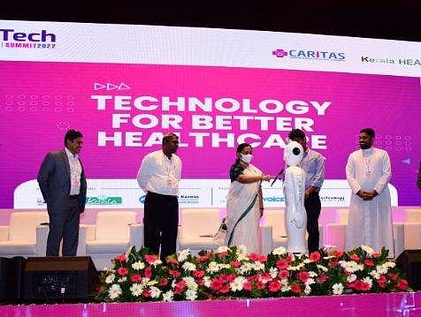 ഹെൽത്ത് ടെക്ക് സമിറ്റ് 2022 ഉദ്ഘാടനം ചെയ്ത് മന്ത്രി വീണ ജോർജ്ജ്