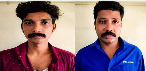 അറസ്റ്റിലായ കണ്ണന്‍, സരിന്‍