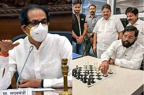 ഉദ്ധവ് താക്കറെ, ഏക്‌നാഥ് ഷിന്‍ഡെ/ ഫയല്‍