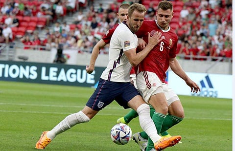 ഹംഗറിക്കെതിരെ ഹാരി കെയ്‌നിന്റെ മുന്നേറ്റം/ഫോട്ടോ: എഎഫ്പി