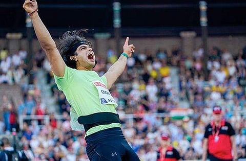 നീരജ് ചോപ്ര/ഫോട്ടോ: ഡയമണ്ട് ലീഗ്, ട്വിറ്റര്‍