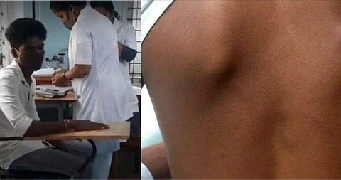 വിനോദിനെ ആശുപത്രിയിൽ എത്തിച്ചപ്പോൾ