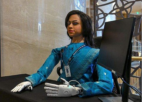 വ്യോം മിത്ര റോബോട്ട്/ഫോട്ടോ: എഎഫ്പി