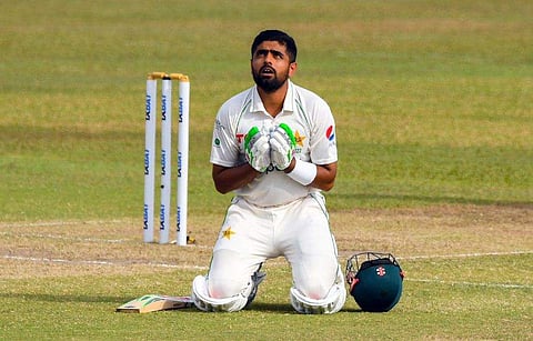 ശ്രീലങ്കക്കെതിരെ സെഞ്ചുറി നേടിയ ബാബര്‍ അസം/ഫോട്ടോ: എഎഫ്പി