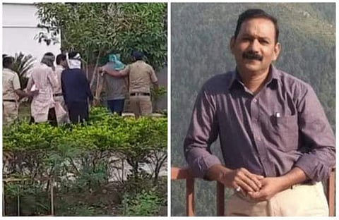 അമരാവതി കേസില്‍ അറസ്റ്റിലായ പ്രതികളെ കോടതിയിലേക്ക് കൊണ്ടുപോകുന്നു, കൊല്ലപ്പെട്ട ഉമേഷ്‌