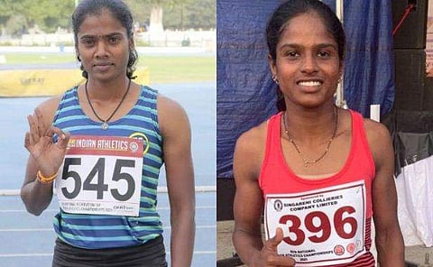 എസ് ധനലക്ഷ്മി, ഐശ്വര്യാ ബാബു/ഫോട്ടോ: ട്വിറ്റര്‍