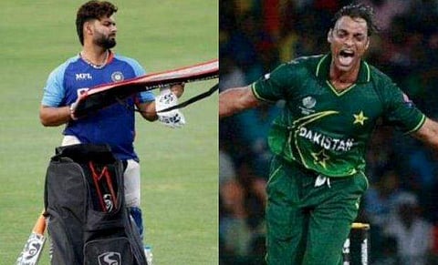 അക്തര്‍, ഋഷഭ് പന്ത് /ഫോട്ടോ: എഎഫ്പി