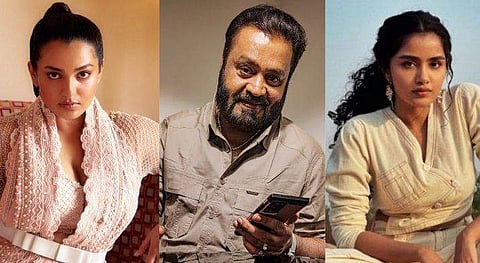 പാർവതി തിരുവോത്ത്,സുരേഷ് ​ഗോപി, അനുപമ പരമേശ്വരൻ