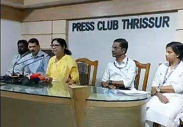 ആര്‍ ബിന്ദുവിന്റെ വാര്‍ത്താ സമ്മേളനം