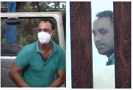 അറസ്റ്റിലായ സതീശന്‍/ ടിവി ദൃശ്യം