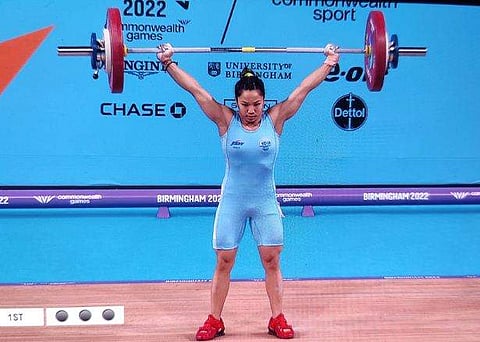 മീരാഭായ് ചാനു/ ചിത്രം: ട്വിറ്റർ