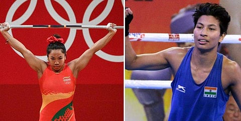 മീരാഭായ് ചാനു, ലവ്‌ലിന/ഫോട്ടോ: ട്വിറ്റര്‍