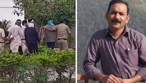 അമരാവതി കേസിൽ അറസ്റ്റിലായ പ്രതികളെ കോടതിയിലേക്ക് കൊണ്ടുപോകുന്നു, കൊല്ലപ്പെട്ട ഉമേഷ്‌/ ഫയല്‍