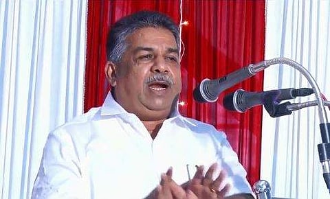 സജി ചെറിയാന്‍ സിപിഎം വേദിയില്‍ പ്രസംഗിക്കുന്നു/ഫയല്‍