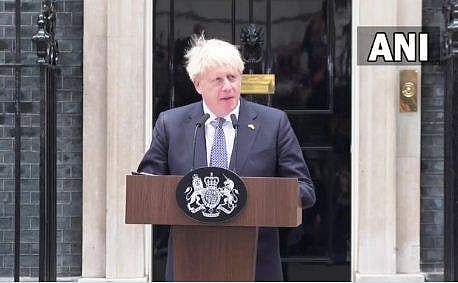 ബോറിസ് ജോണ്‍സണ്‍ രാജ്യത്തെ അഭിസംബോധന ചെയ്യുന്നു, എഎന്‍ഐ