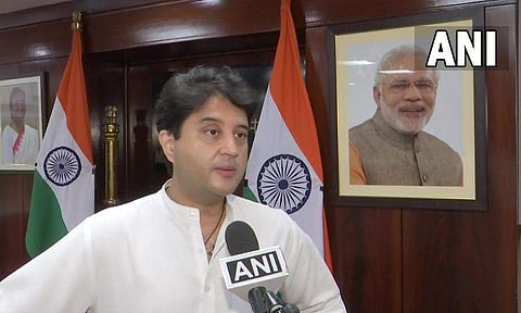 കേന്ദ്രമന്ത്രി ജ്യോതിരാദിത്യ സിന്ധ്യ/ എഎന്‍ഐ