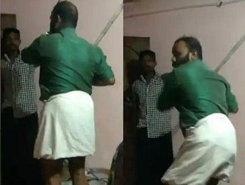 വീടു കയറി ആക്രമിക്കുന്നു/ ടിവി ദൃശ്യം