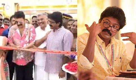 ഉദ്ഘാടന ചടങ്ങിൽ മമ്മൂട്ടിയും എൽദോസ് കുന്നപ്പിള്ളിയും/ വിഡിയോ ദൃശ്യം