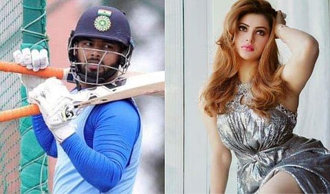 ഋഷഭ് പന്ത്, ഉര്‍വശി റുട്ടേല/ഫോട്ടോ: ഫെയ്‌സ്ബുക്ക്‌