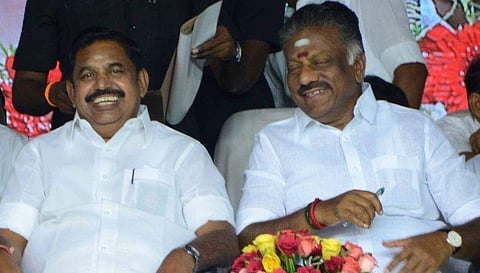 പളനിസാമിയും പനീര്‍സെല്‍വവും/ ഫയല്‍