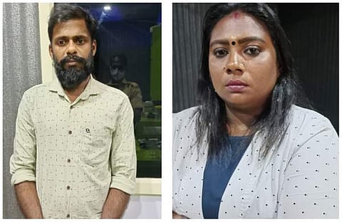 അറസ്റ്റിലായ ഹസീന, അഭിലാഷ്‌