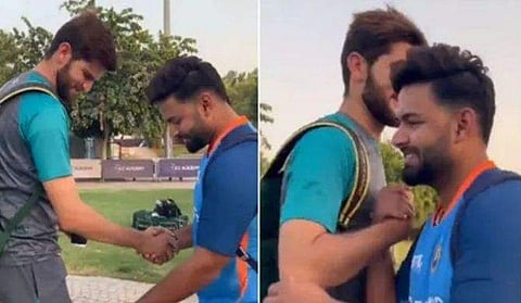 ഷഹീന്‍ അഫ്രീദി, ഋഷഭ് പന്ത്/വീഡിയോ ദൃശ്യം