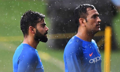 വിരാട് കോഹ്‌ലി, എംഎസ് ധോനി/ഫോട്ടോ: എഎഫ്പി