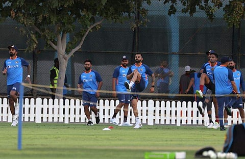 ഇന്ത്യന്‍ ടീം പരിശീലനത്തില്‍/ഫോട്ടോ: എഎഫ്പി