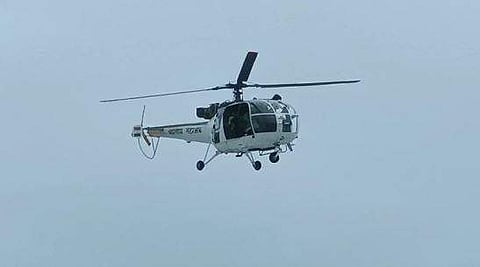 കടലില്‍ മത്സ്യത്തൊഴിലാളികള്‍ക്കായി കോസ്റ്റ് ഗാര്‍ഡിന്റെ നേതൃത്വത്തില്‍ നടക്കുന്ന തെരച്ചില്‍