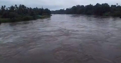 ചാലക്കുടിപ്പുഴയിലെ ജലനിരപ്പ് ഉയരുന്നു/ ഫെയ്‌സ്ബുക്ക്‌