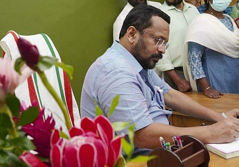 മന്ത്രി കെ രാജന്‍/ ഫെയ്‌സ്ബുക്ക് ചിത്രം