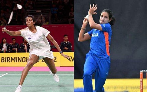 പി വി സിന്ധു, രേണുക സിങ്/ഫോട്ടോ: എഎഫ്പി