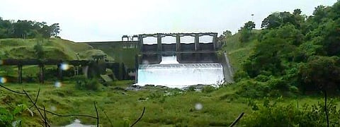 ബാണാസുര സാഗര്‍ അണക്കെട്ട് തുറന്നപ്പോള്‍/ ടിവി ദൃശ്യം