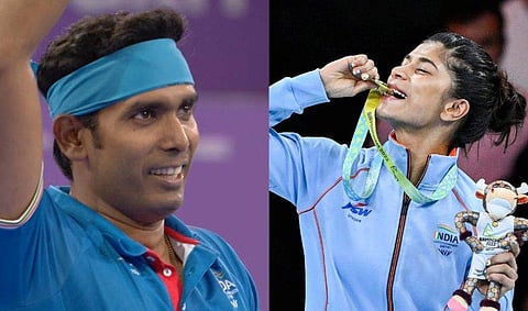 അചന്ത ശരത് കമാൽ, നിഖാത്ത് സെറിൻ