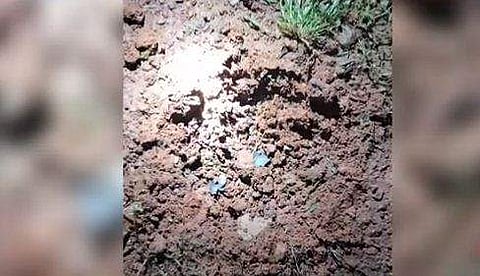 ബോംബ് സ്‌ഫോടനം നടന്ന സ്ഥലം/ ടിവി ദൃശ്യം