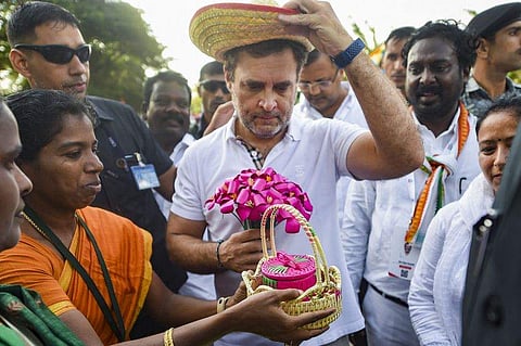 രാഹുല്‍ഗാന്ധി ഭാരത് ജോഡോ യാത്രയില്‍/ പിടിഐ